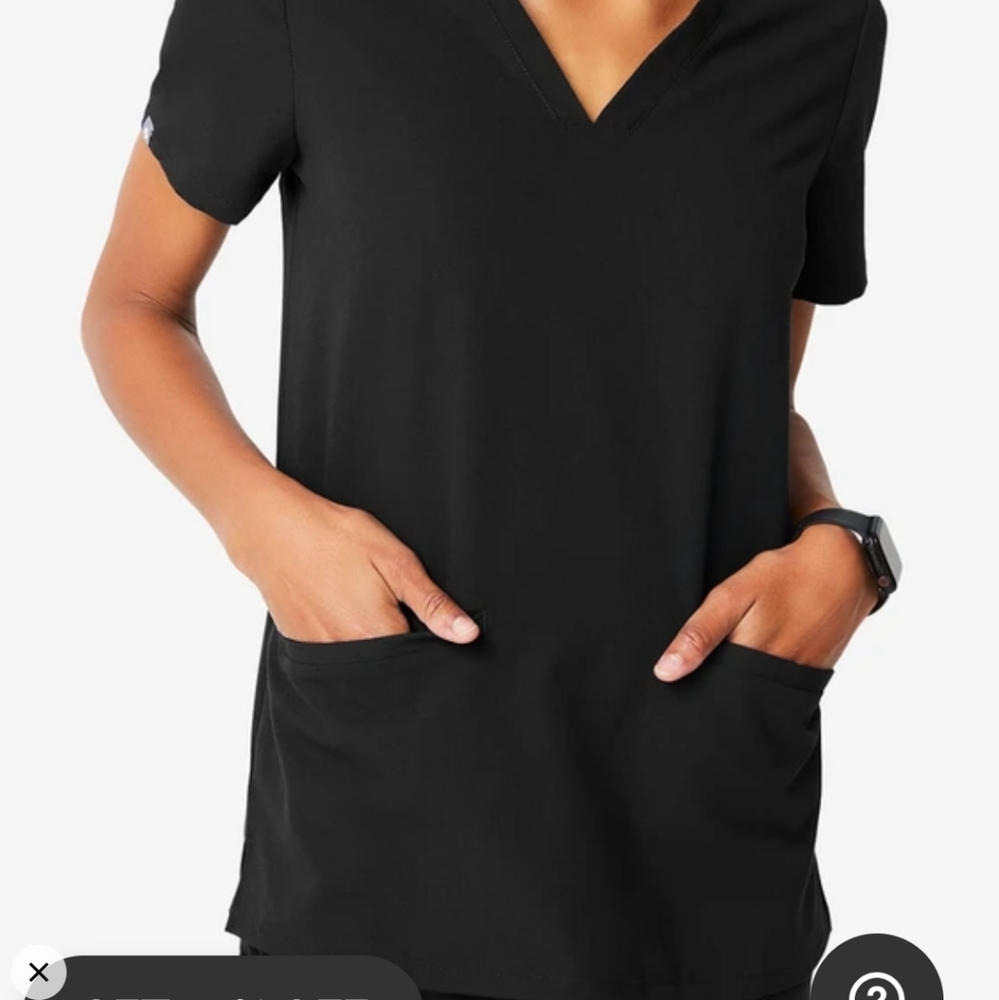 SOLD!! Casma 3 pocket scrub top in small... 2 tops